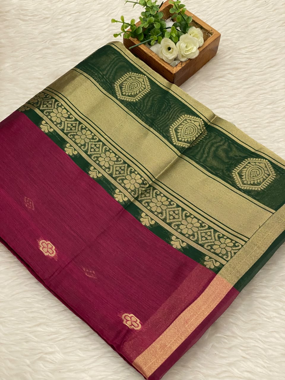 Kanchi Cotton Saree