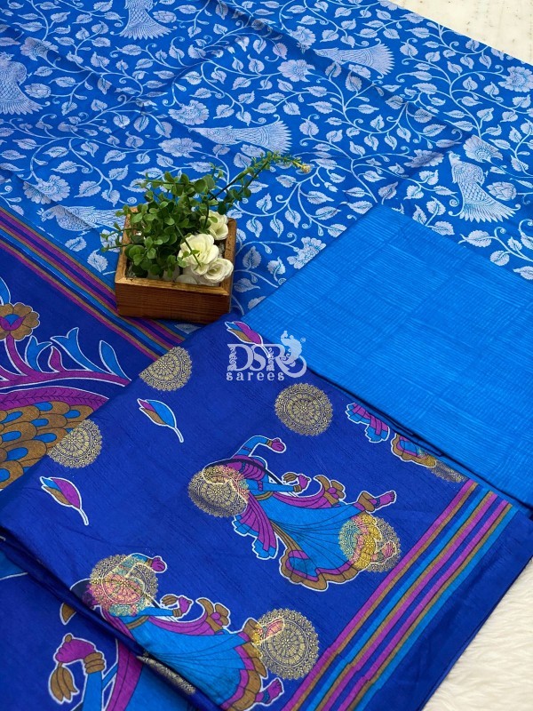 Semi Patola Silk salwar