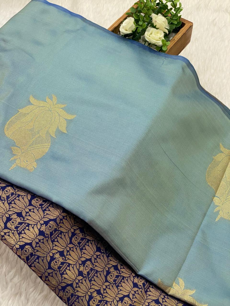 Borderless Soft Silk Saree - vol1