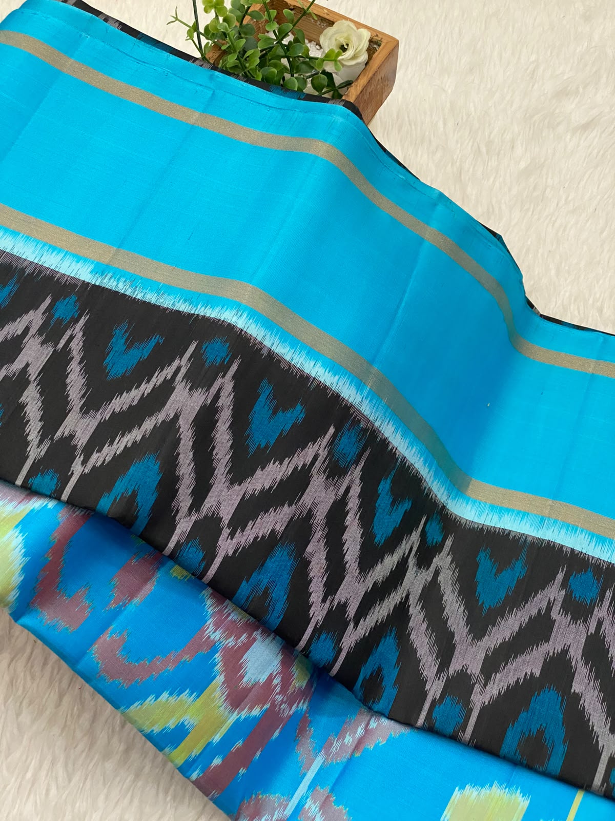 Pure Silk Pochampally Pattu Saree
