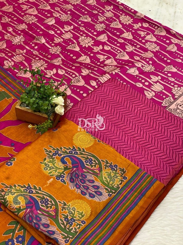 Semi Patola Silk salwar