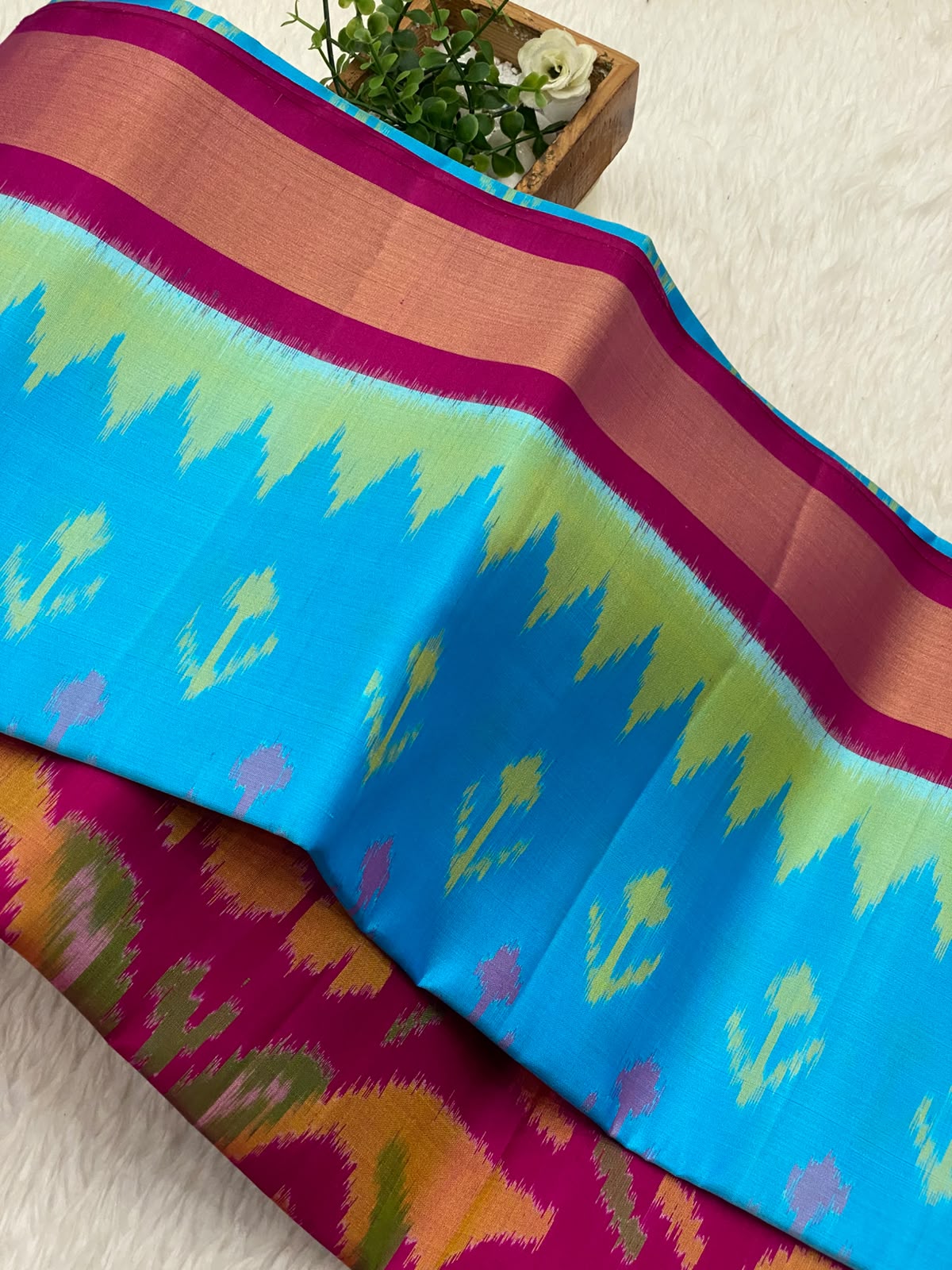Pure Silk Pochampally Pattu Saree