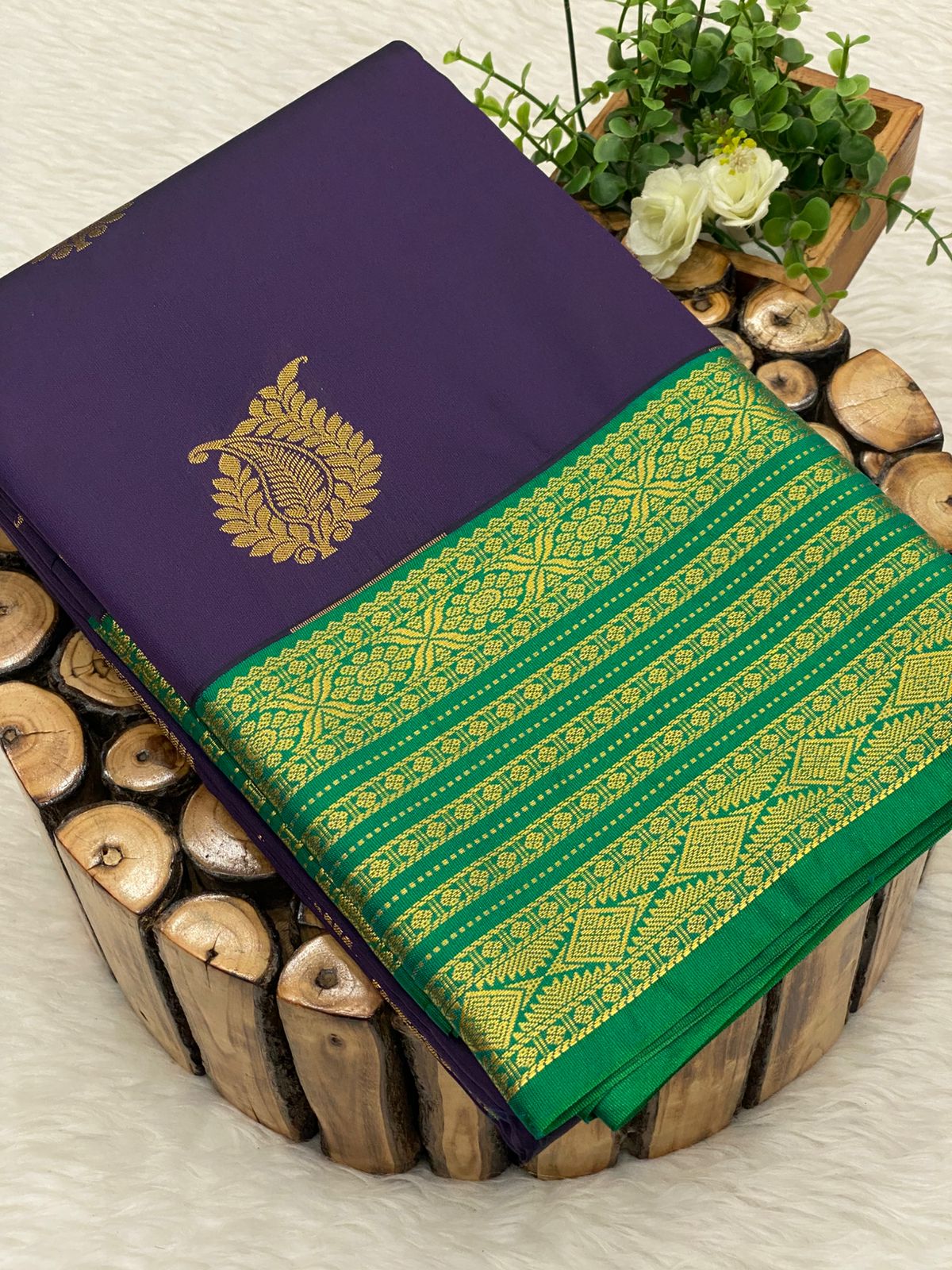 Premium Kanchi Korvai Border Saree-vol1