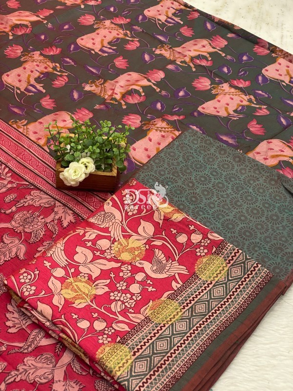 Semi Patola Silk salwar