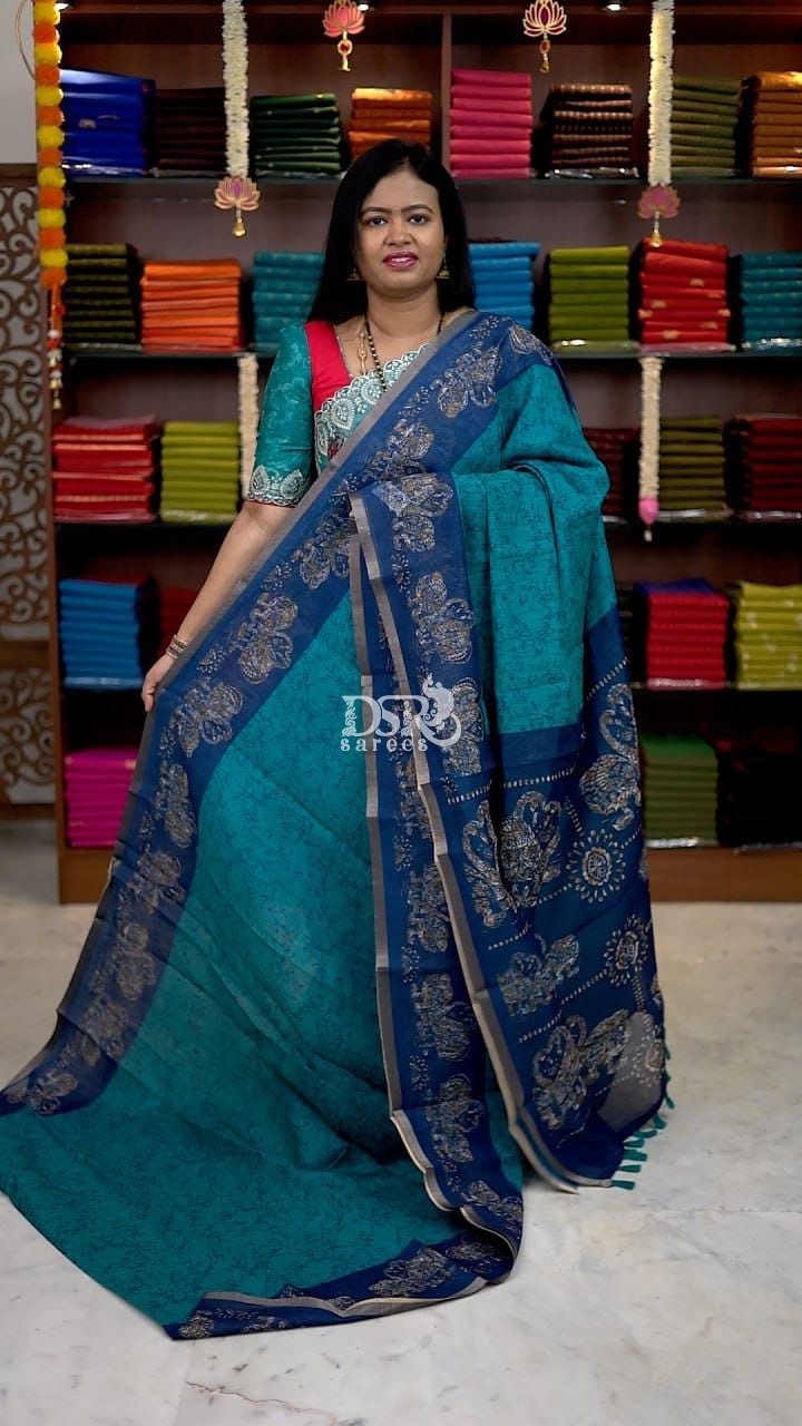 Chanderi Sico Sarees