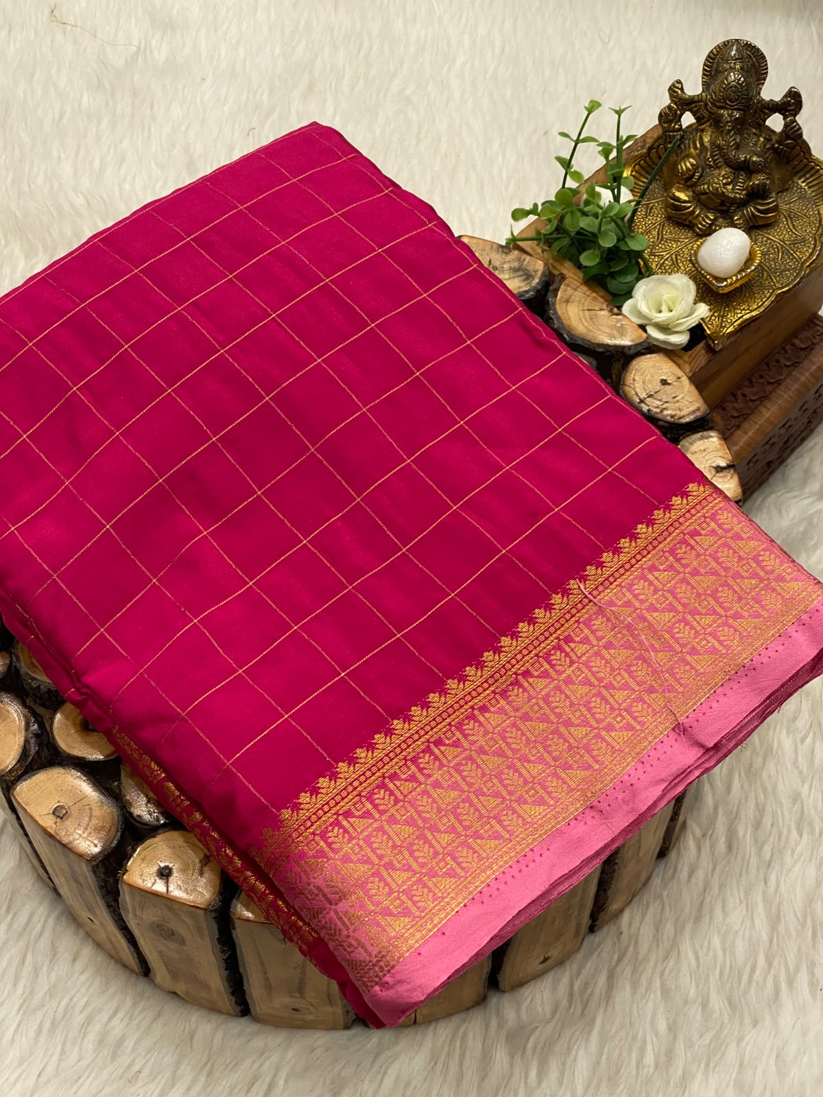 Mysore Crepe Checks