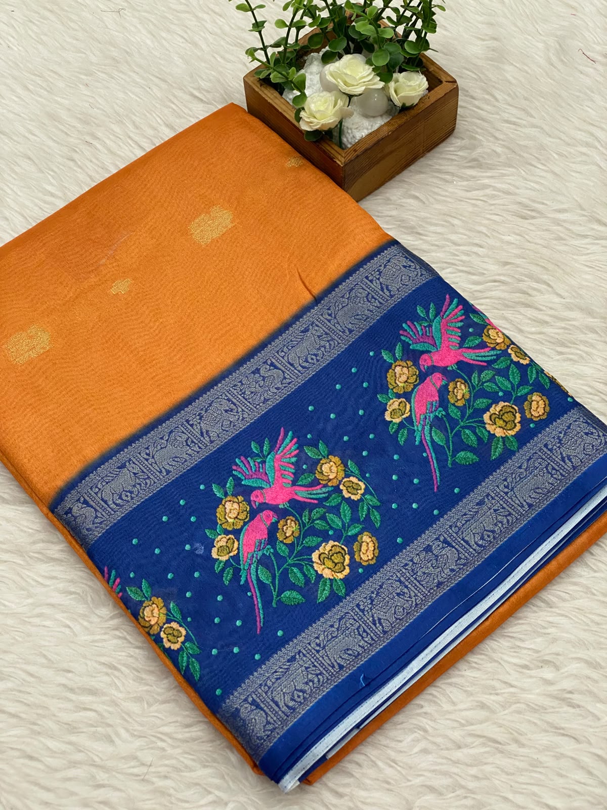 Semi Dola Silk Sarees