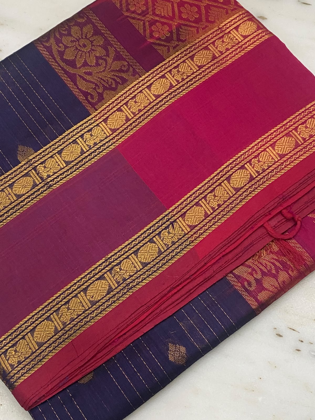 Korvai Silk Cotton Saree