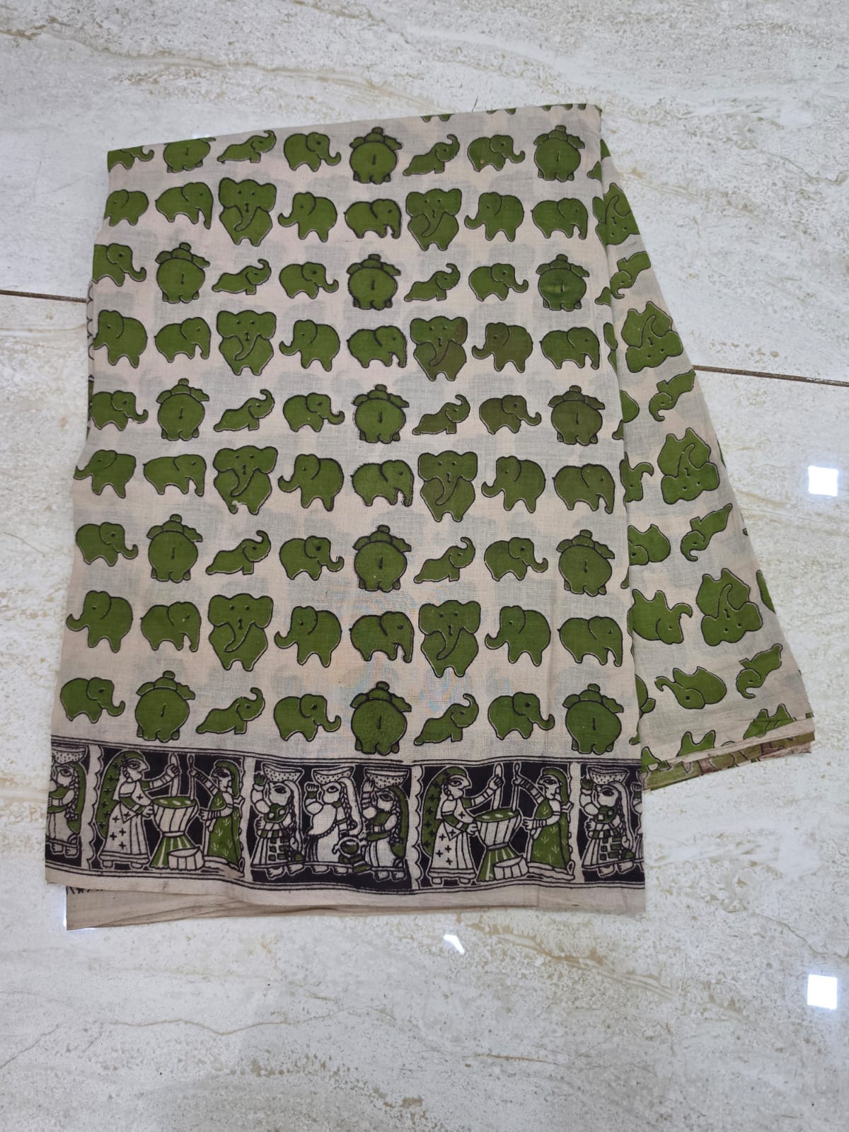 60's Count Premium Kalamkari Cotton Saree