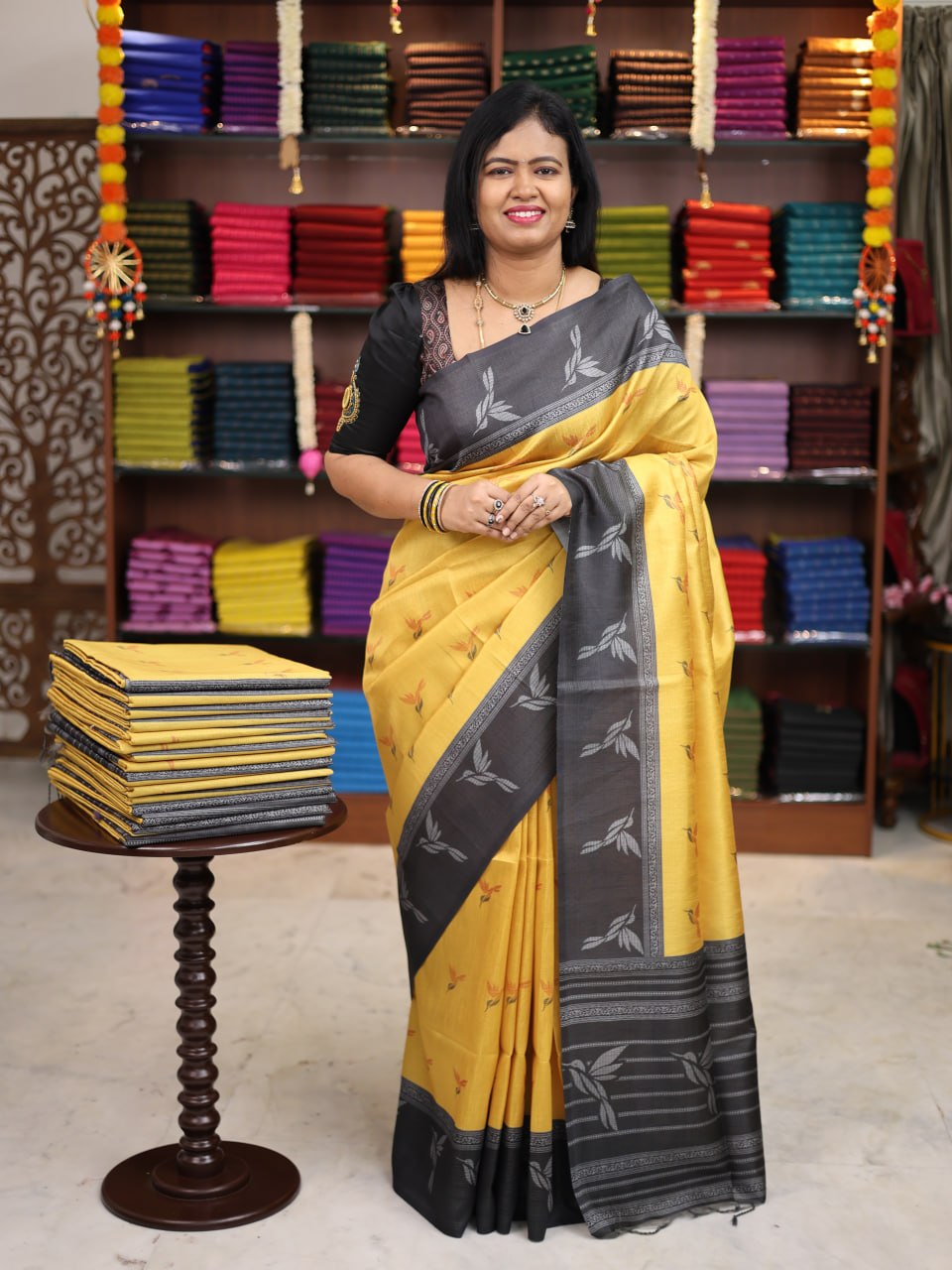 Semi Tussar Saree
