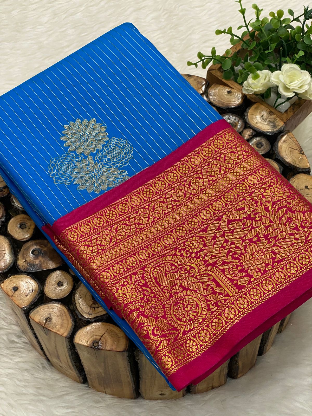 Premium Kanchi Korvai Border Saree-vol1