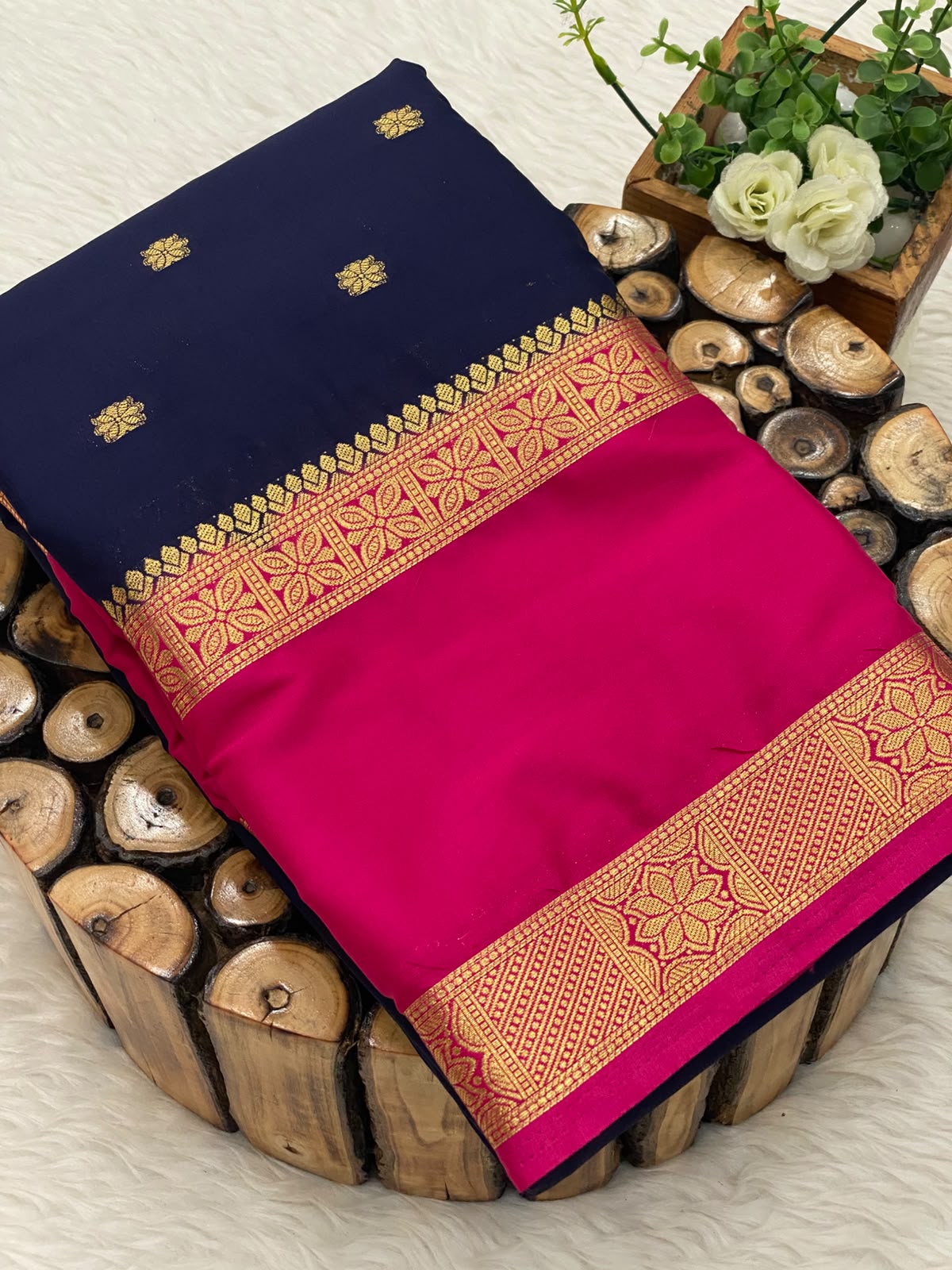 Premium Mysore Crepe Silk Sarees