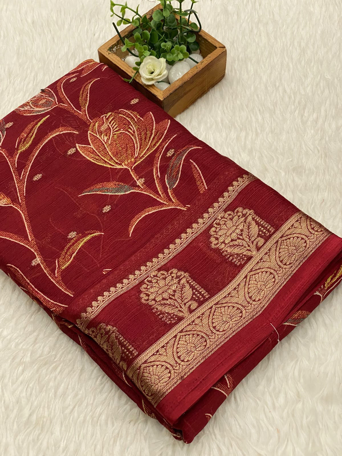 Chiffon Silk Saree