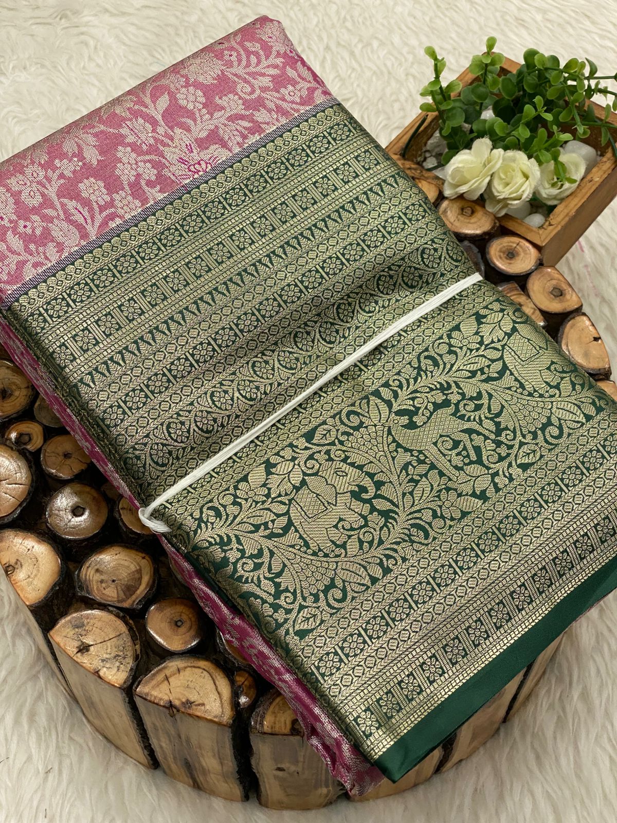 Tissue Bridal Sarees