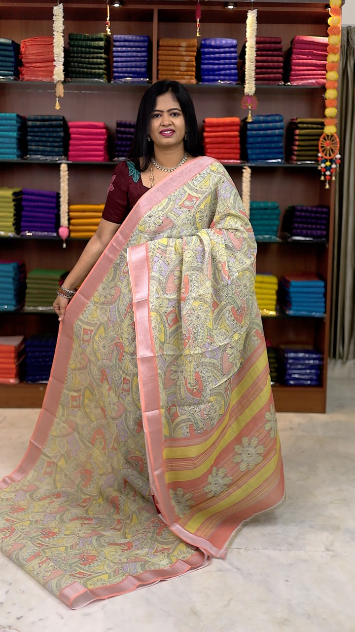 Linen Cotton Saree-Vol1