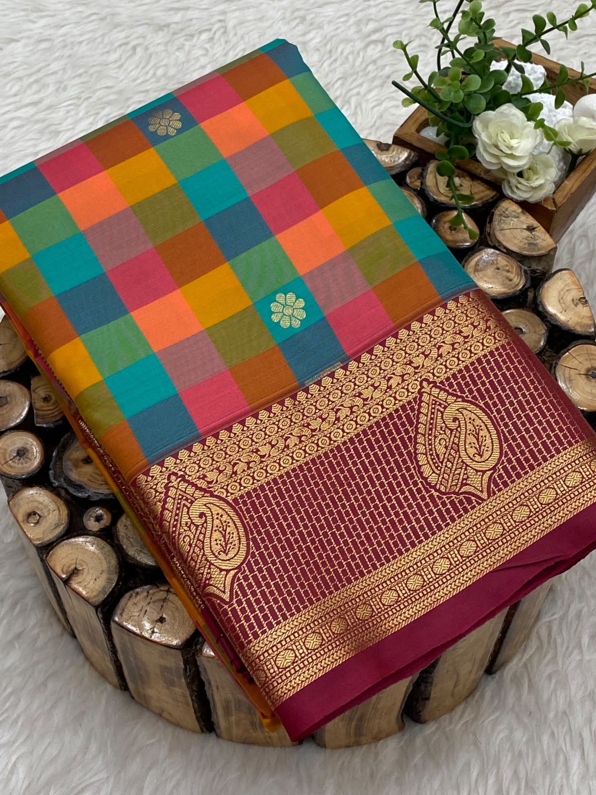 Paalum Pazhamum Bridal Saree