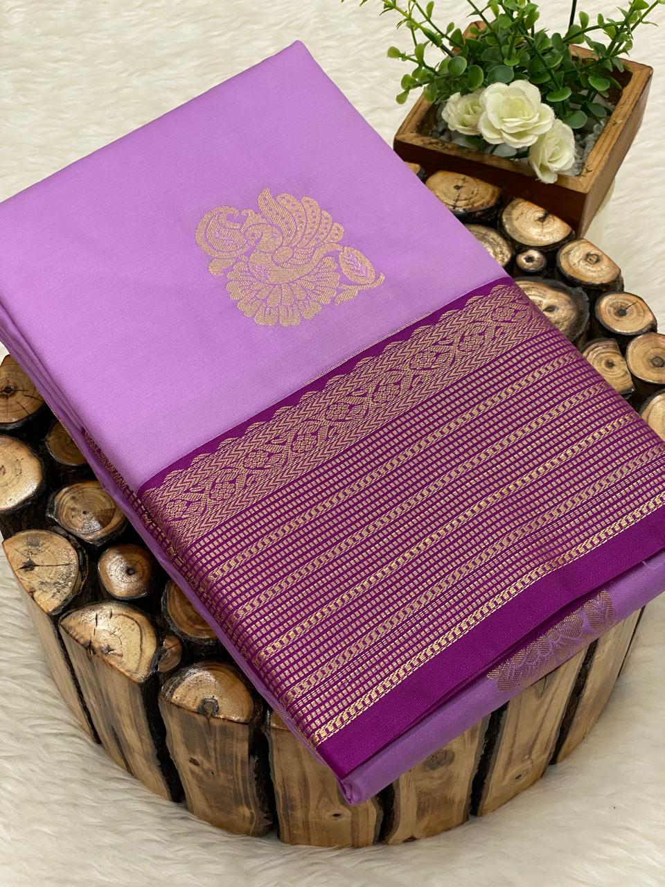 Premium Kanchi Korvai Border Saree