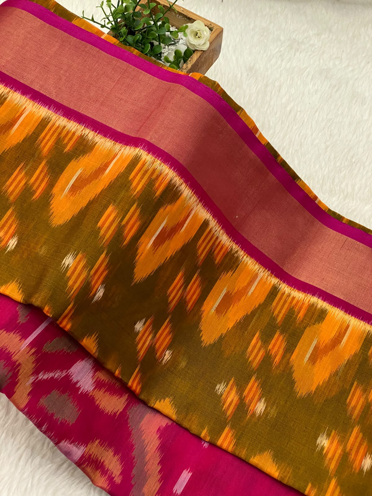 Silk Cotton Pochampally Saree