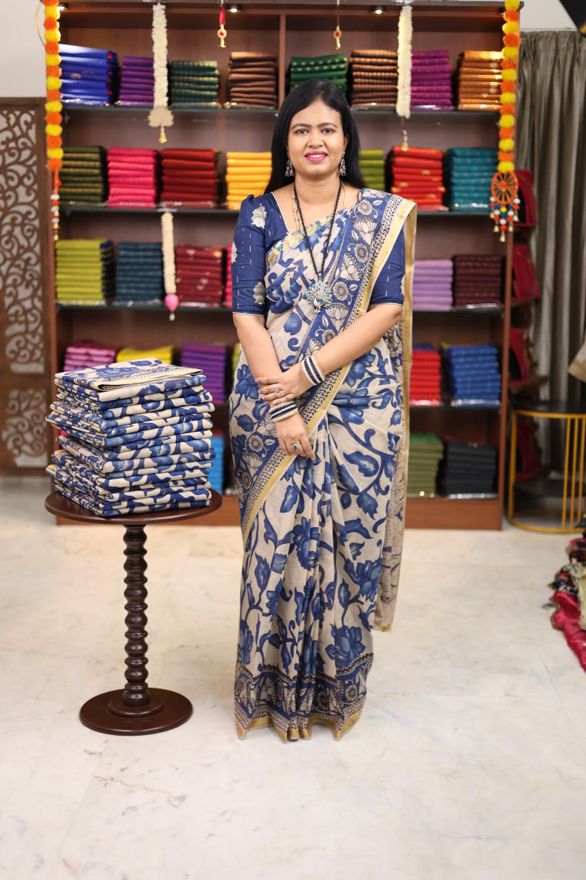 Kota Cotton Sarees with Zari