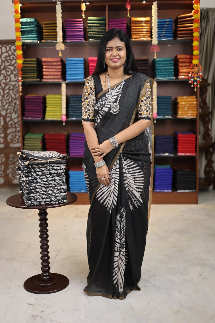 Linen Cotton Sarees