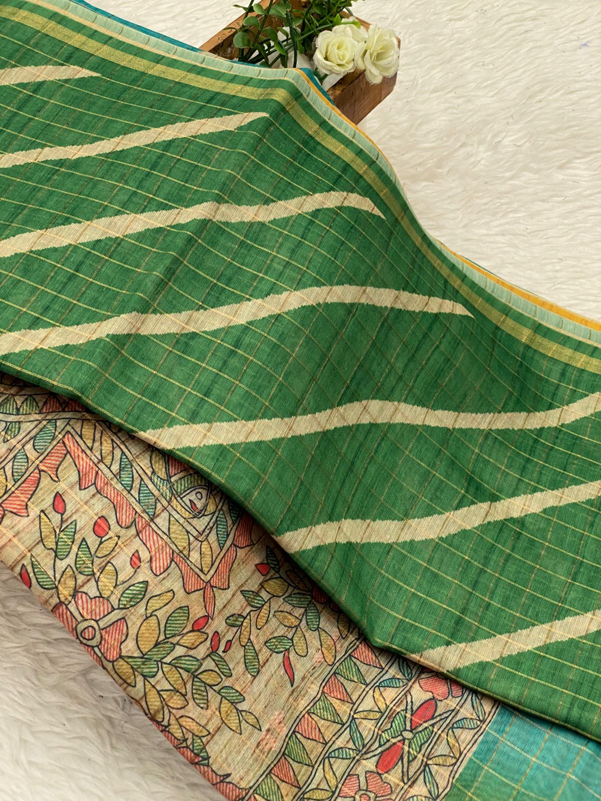 Tussar Linen Cotton Sarees