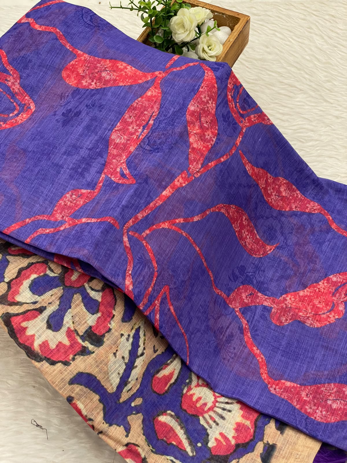 Linen Cotton Saree - Vol3