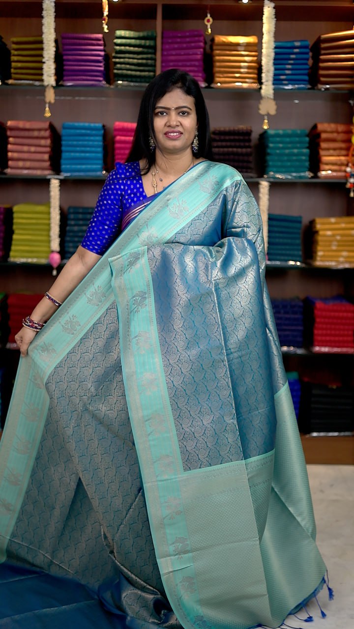 Premium Kanchi Brocade Silk Saree