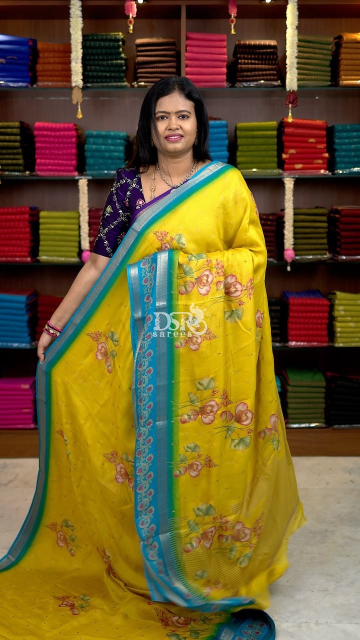 Viscose Chiffon Sarees