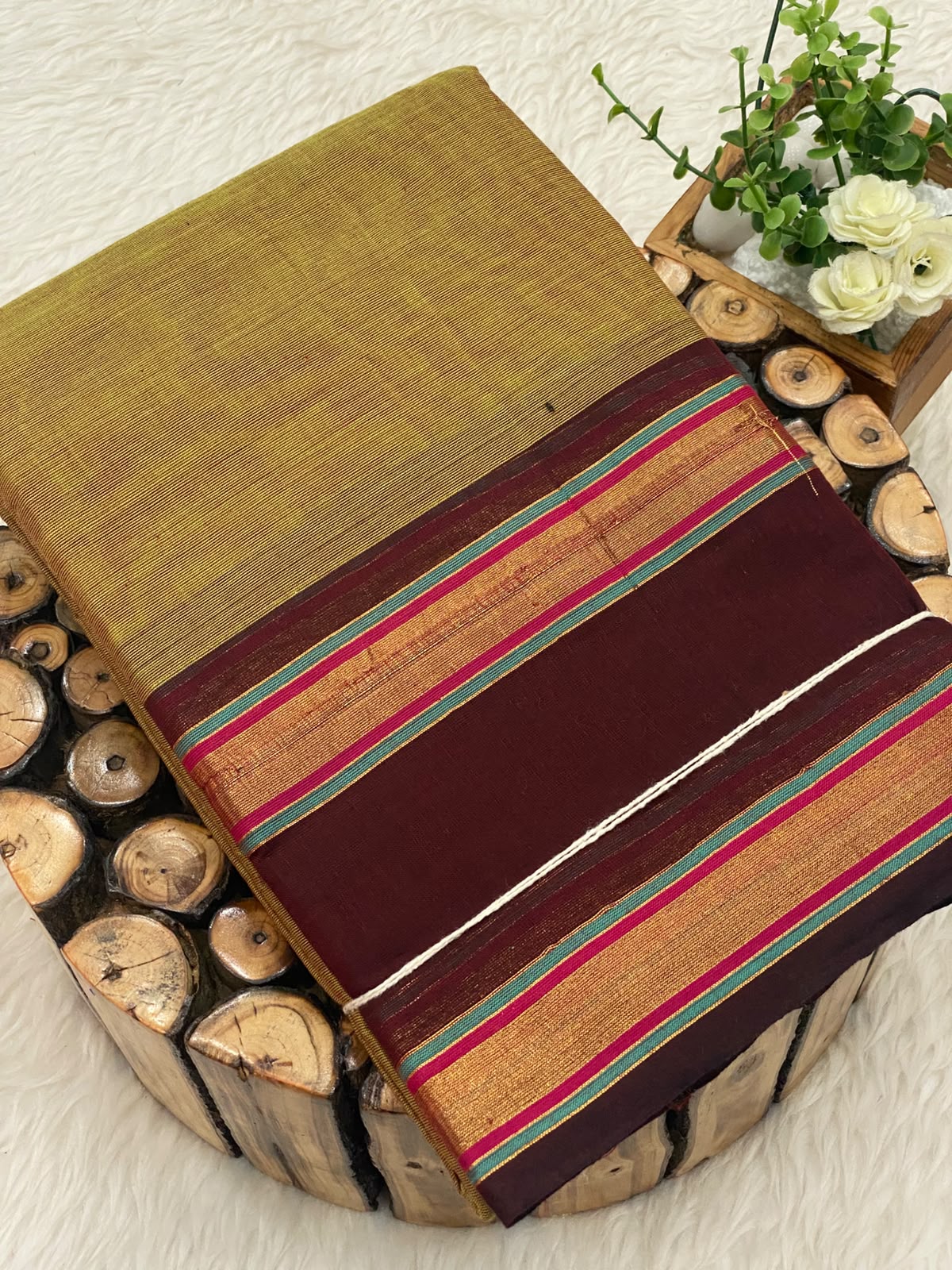 Chettinadu Cotton Saree W/B-Vol3