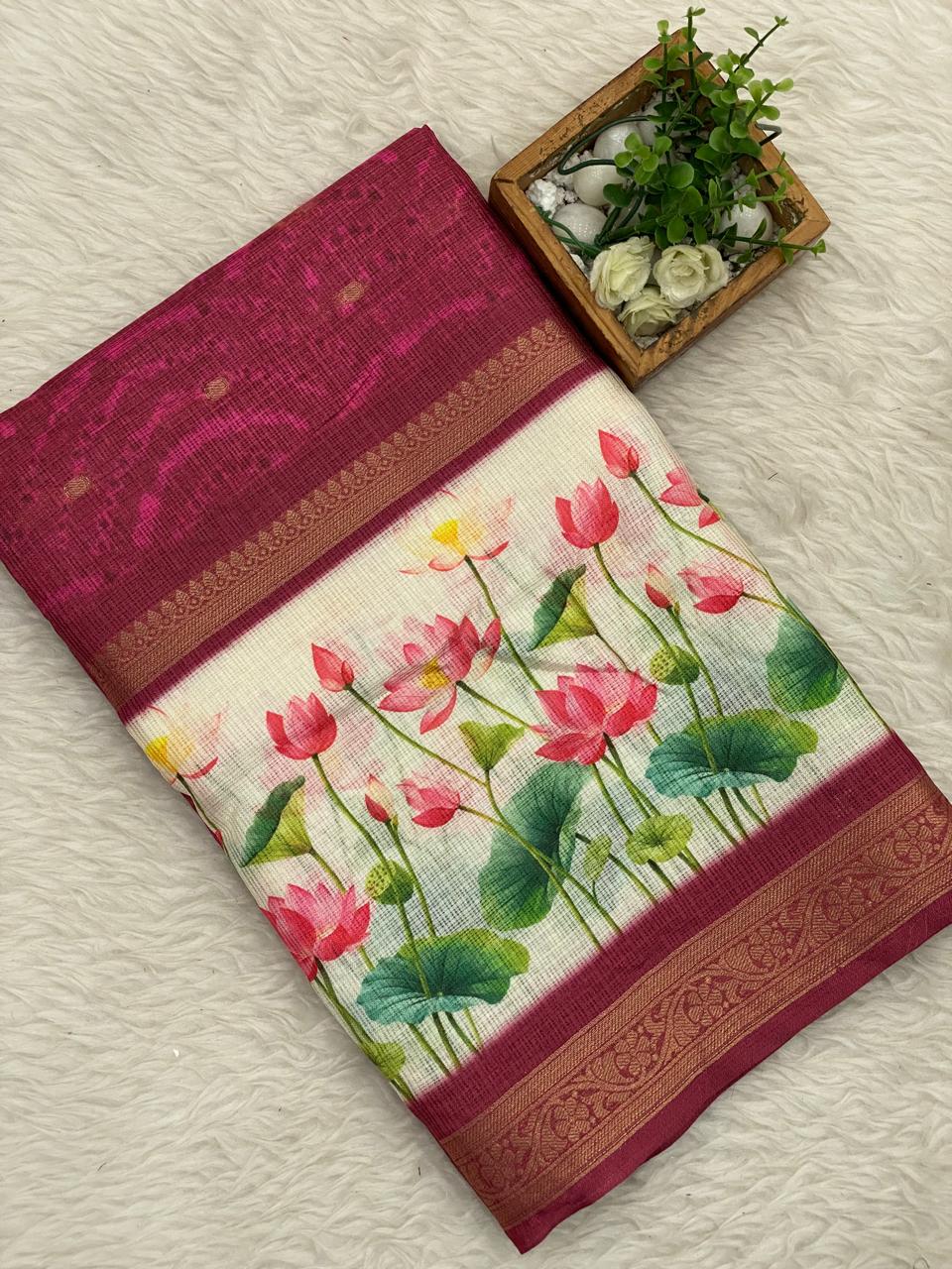 Kota Net Cotton Saree