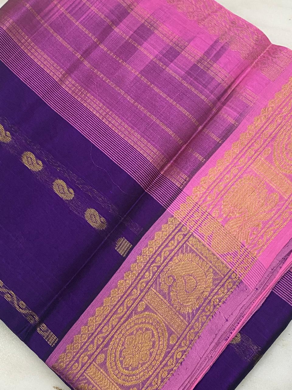 Korvai Silk Cotton Saree