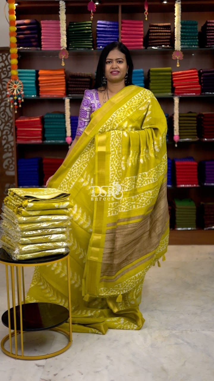 Linen Cotton Sarees