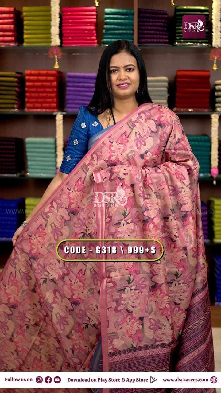 Semi Tussar Sarees -VOL4
