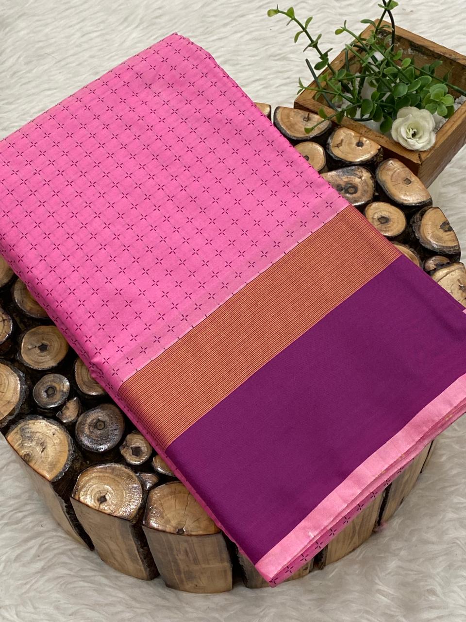 Arani Pooja Dots Saree