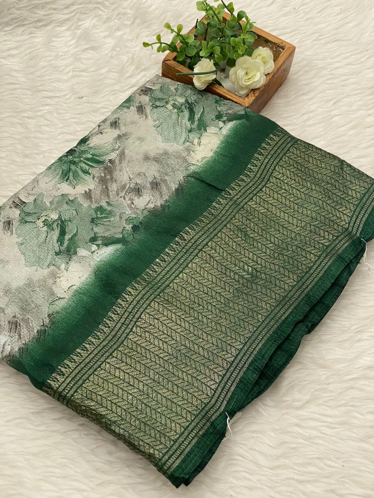 Crushed Dola Sarees