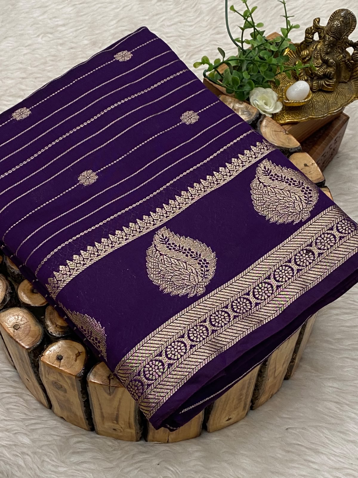 Viscose Georgette Saree