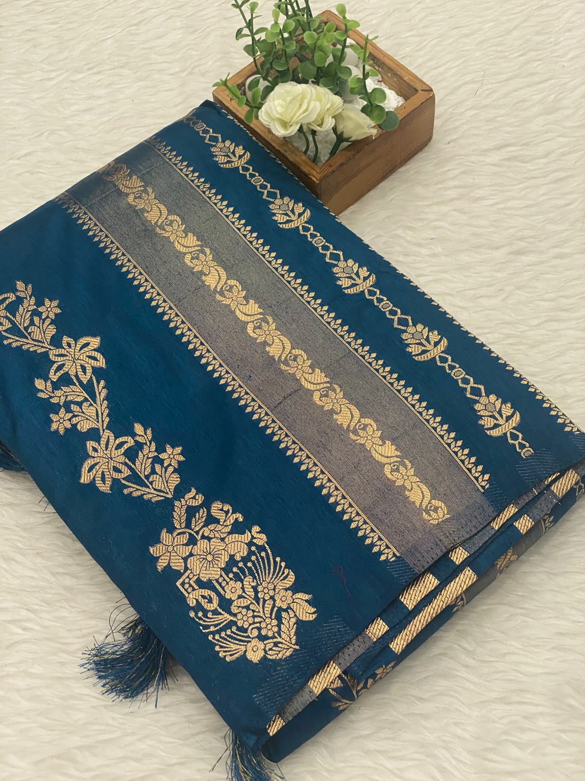 Viscose Crepe Silk Sarees