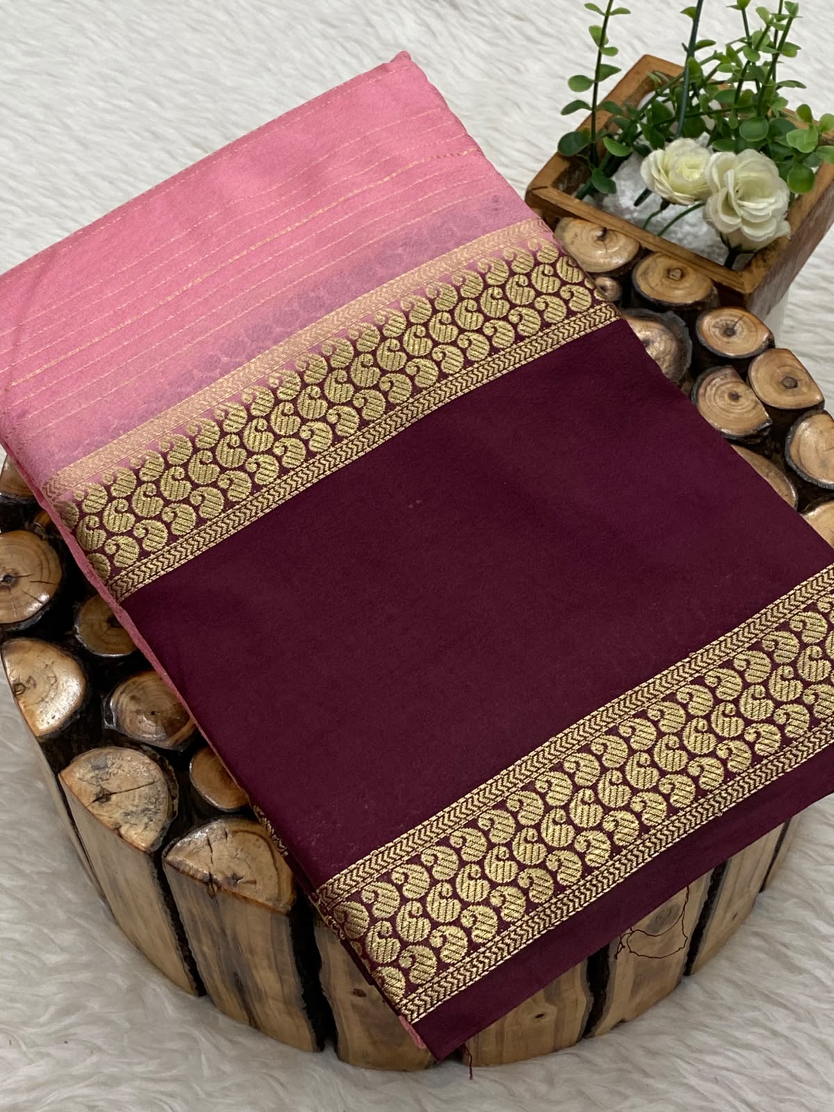 Viscose Crepe Silk Sarees -vol1