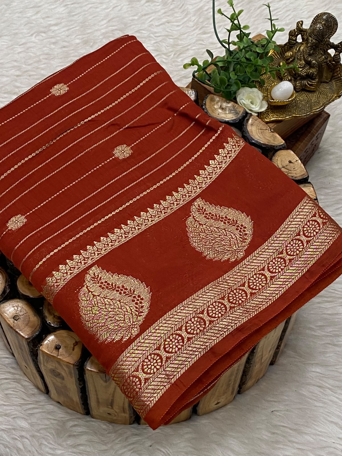 Viscose Georgette Saree