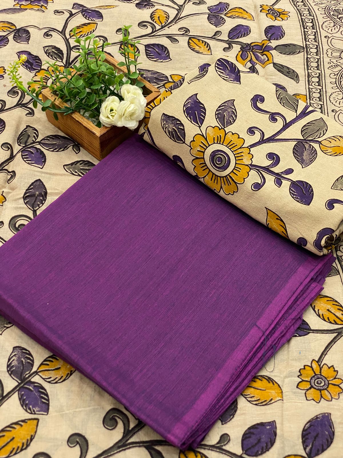 3 pc Kalamkari cotton suits