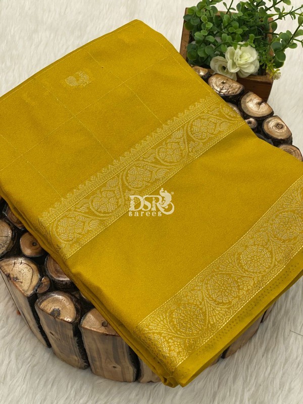 Semi Mysore Crepe Silk Saree