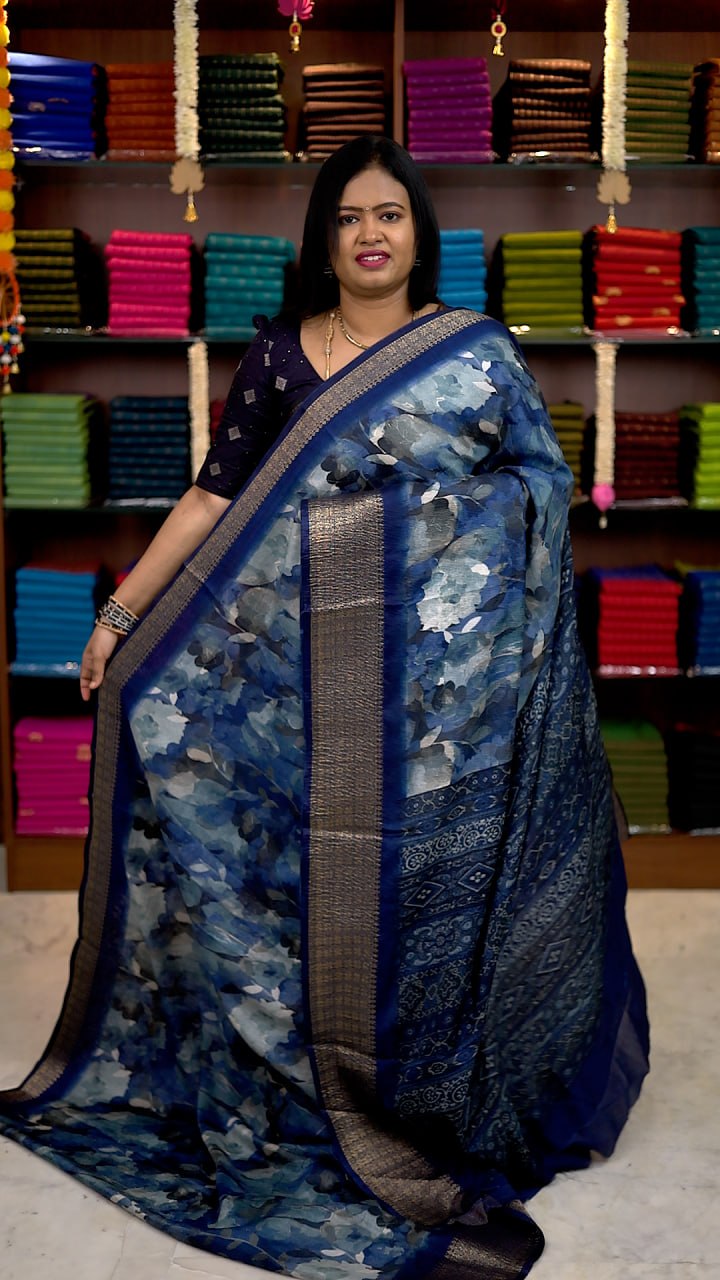 Crushed Dola Sarees