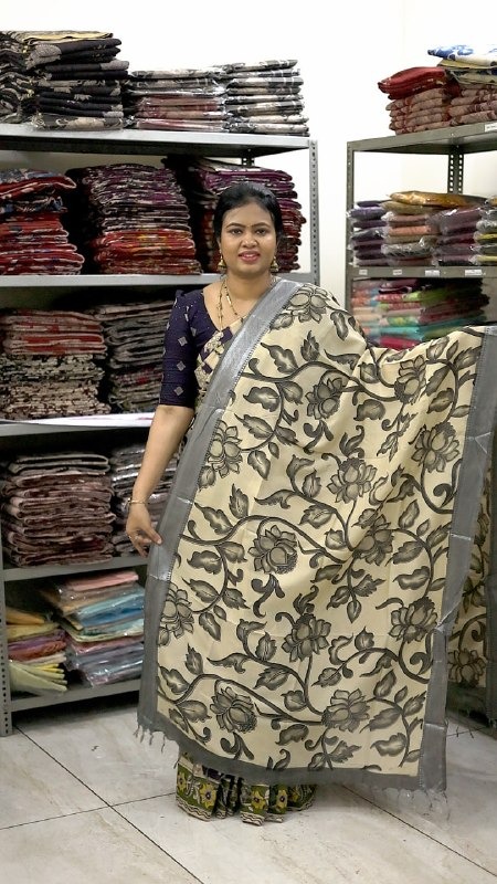 Nizam Border Kalamkari Duppata