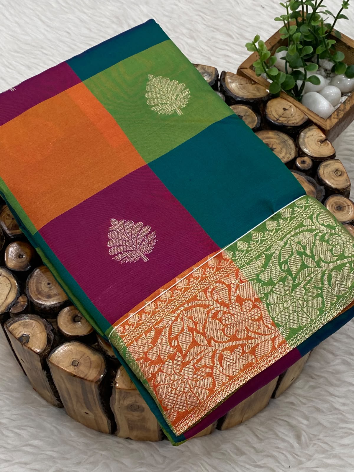 Paalum Pazhamum Katan Bridal Saree