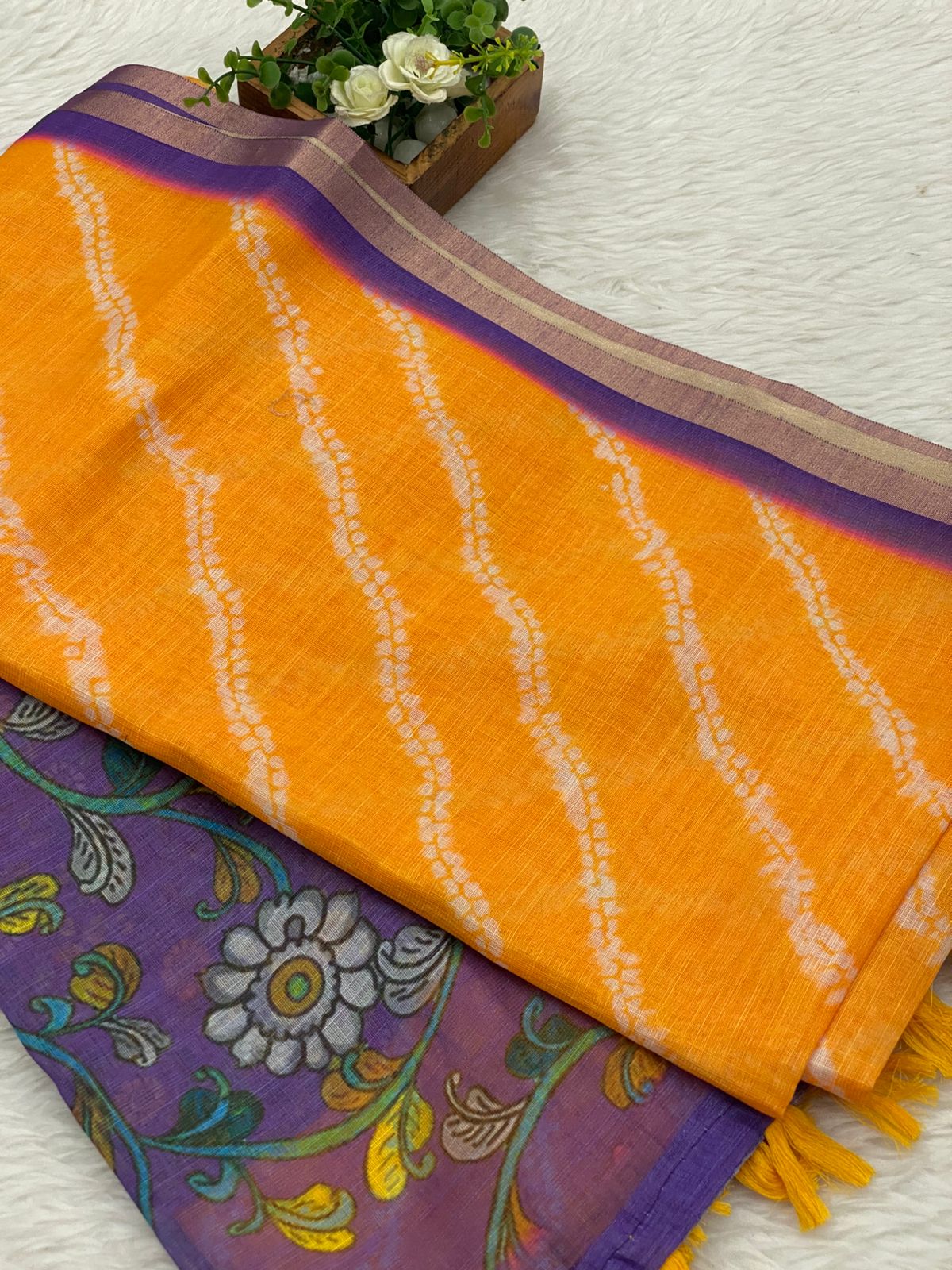 Linen Cotton Sarees