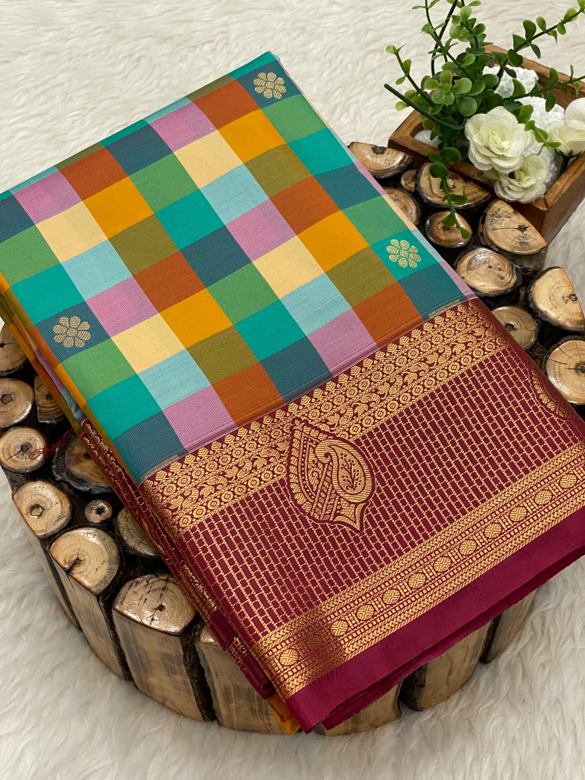 Paalum Pazhamum Bridal Saree