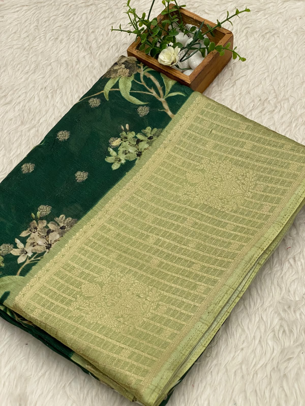 Viscose Chiffon Sarees - vol1