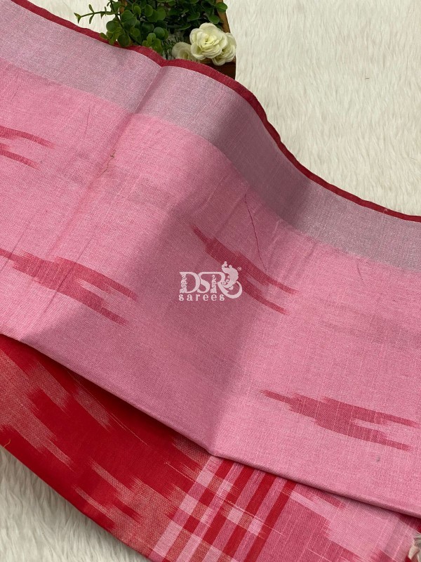 Art Linen Ikkat Sarees -VOL1