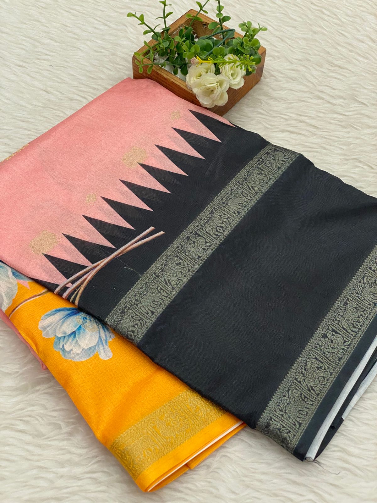 Semi Dola Silk Sarees