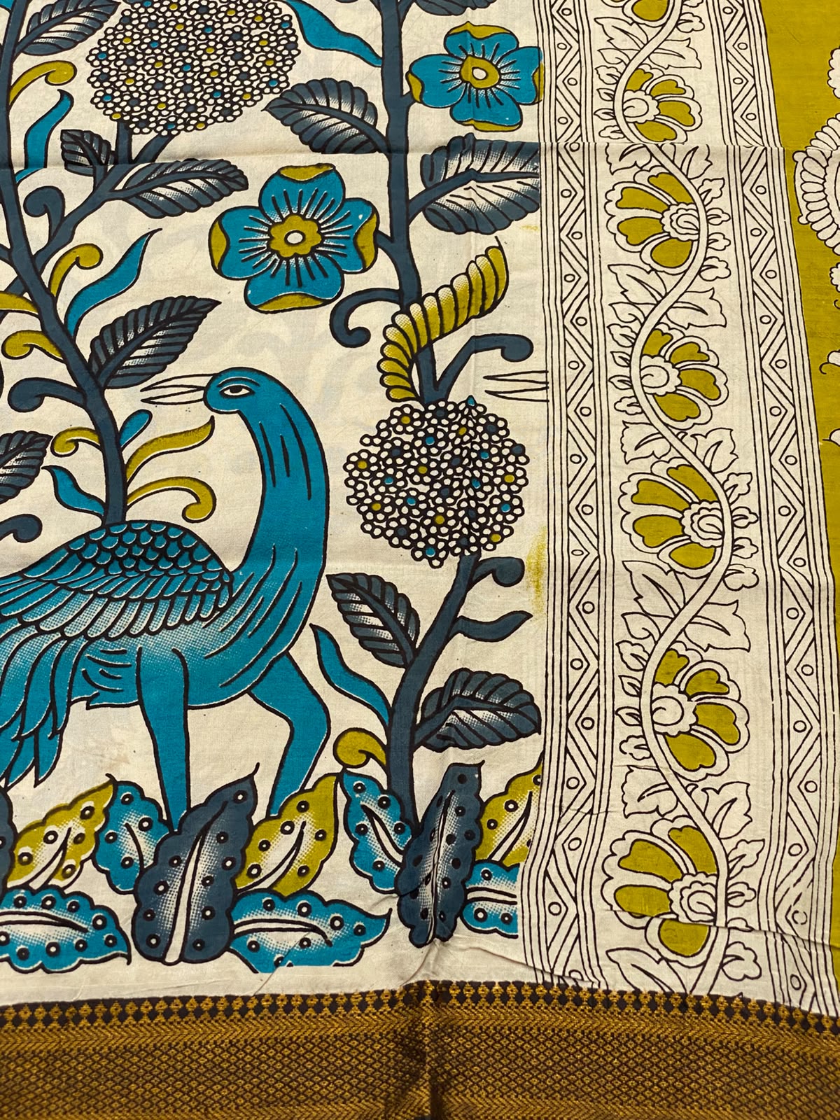 Nizam Border Kalamkari Duppata - vol1